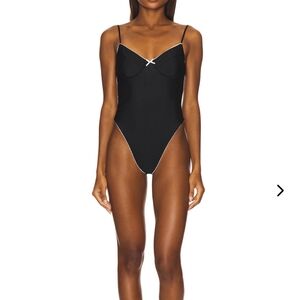 Lovers + Friends Black One Piece Swimsuit